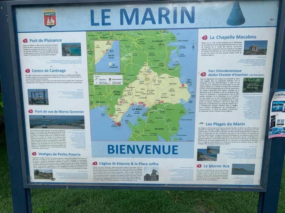 Studio Ti Plezi 26M A 2 Pas Marina Du Marin Climatise Parking Le Marin Exterior photo